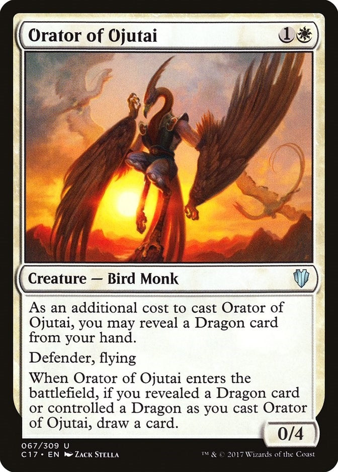 Image for Orator of Ojutai (67) [Commander 2017] - Magic: The Gathering
