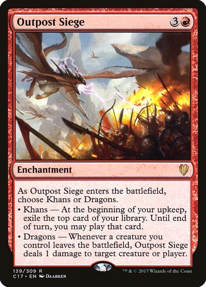 Image for Outpost Siege (139) [Commander 2017] - Magic: The Gathering
