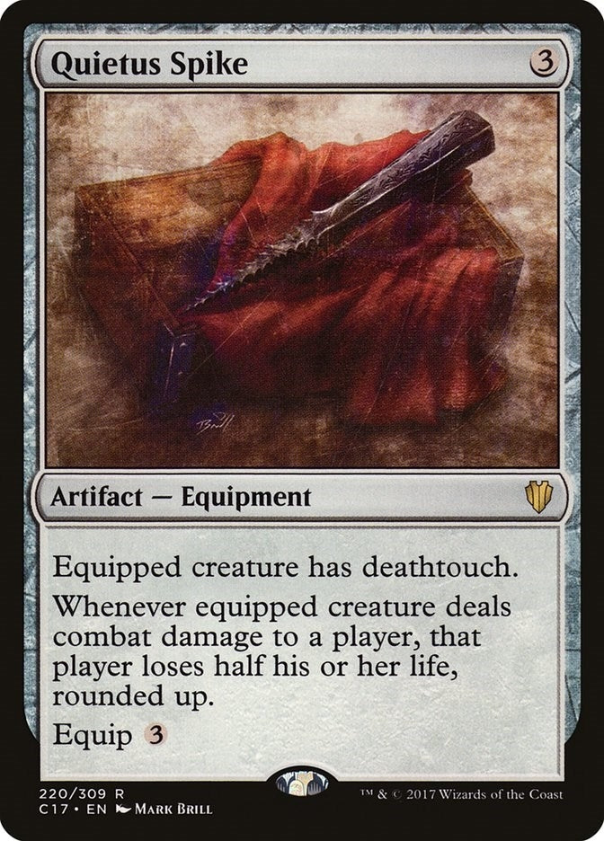 Image for Quietus Spike (220) [Commander 2017] - Magic: The Gathering