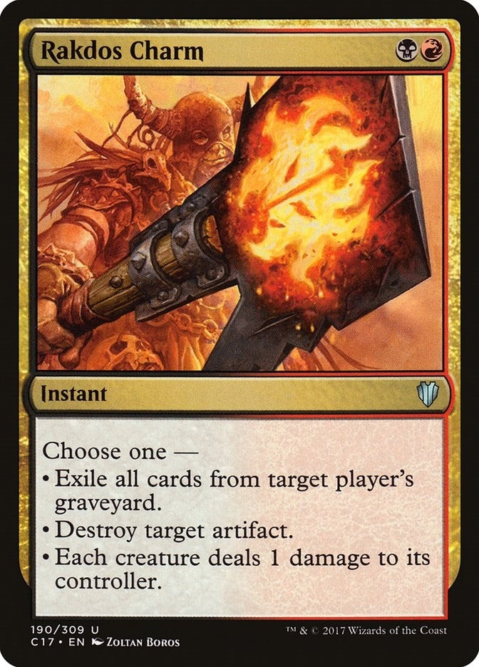 Image for Rakdos Charm (190) [Commander 2017] - Magic: The Gathering