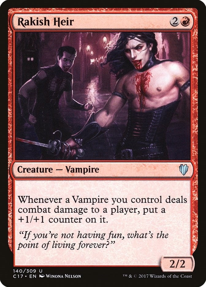 Image for Rakish Heir (140) [Commander 2017] - Magic: The Gathering