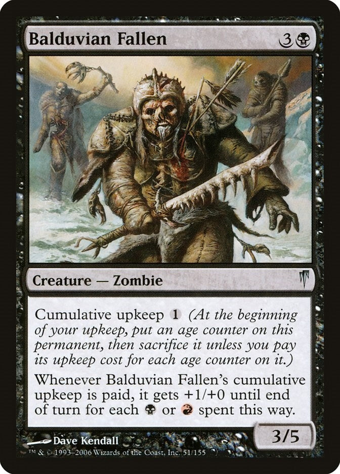 Image for Balduvian Fallen (51) [Coldsnap] - Magic: The Gathering