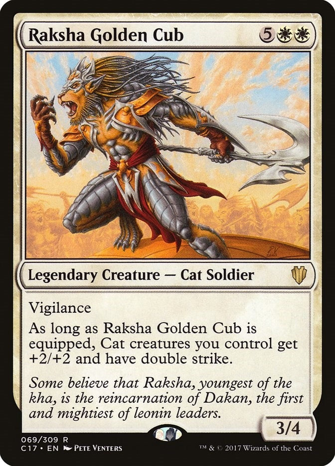 Image for Raksha Golden Cub (69) [Commander 2017] - Magic: The Gathering
