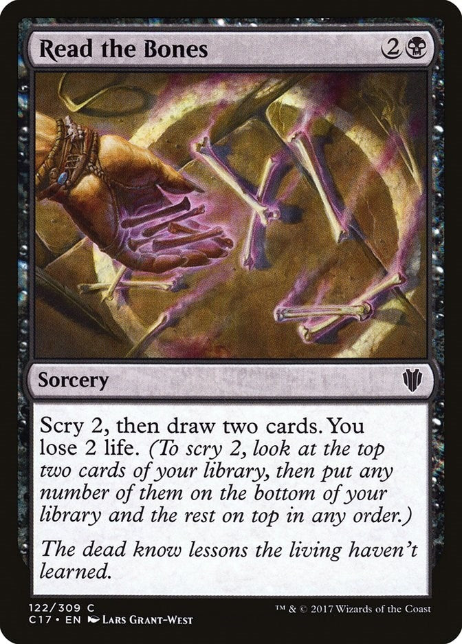 Image for Read the Bones (122) [Commander 2017] - Magic: The Gathering