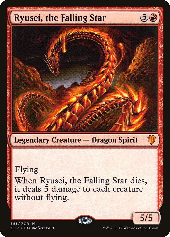 Image for Ryusei, the Falling Star (141) [Commander 2017] - Magic: The Gathering