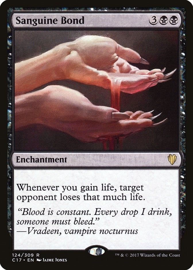Image for Sanguine Bond (124) [Commander 2017] - Magic: The Gathering