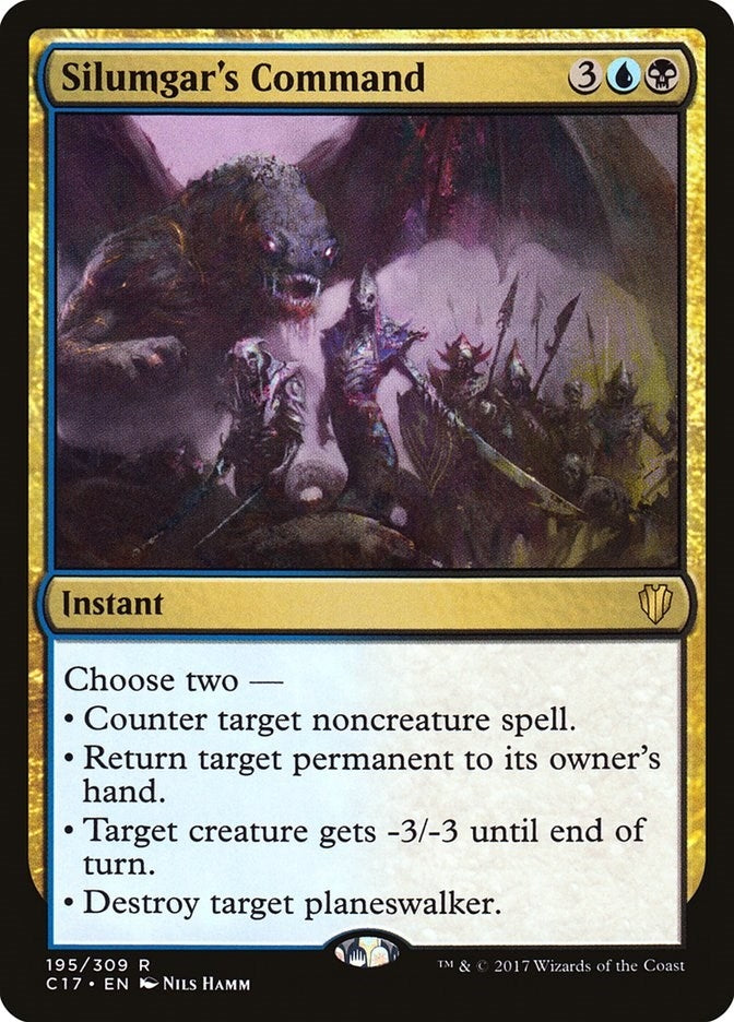 Image for Silumgar's Command (195) [Commander 2017] - Magic: The Gathering