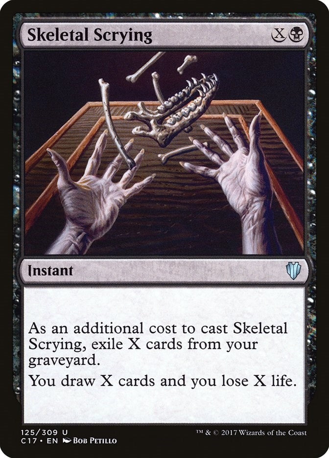 Image for Skeletal Scrying (125) [Commander 2017] - Magic: The Gathering