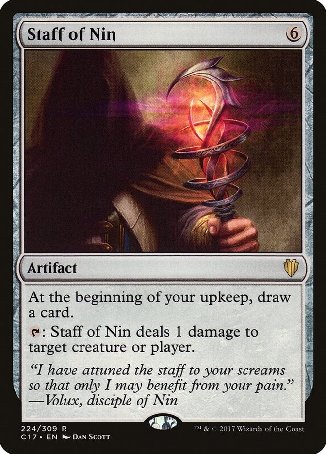 Image for Staff of Nin (224) [Commander 2017] - Magic: The Gathering