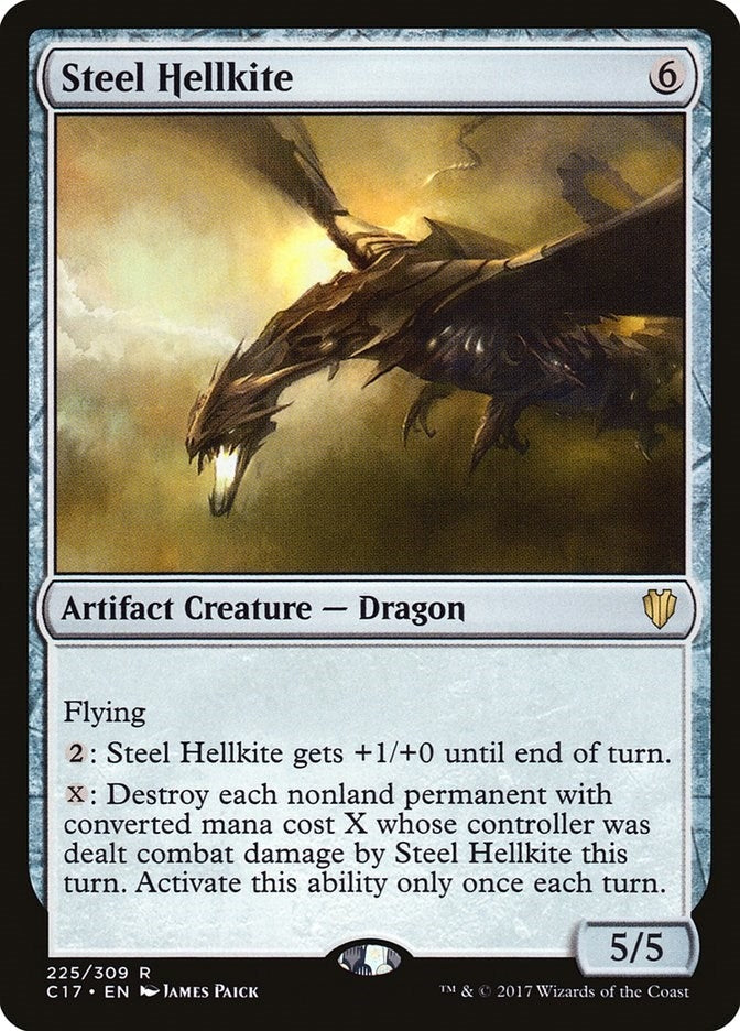 Image for Steel Hellkite (225) [Commander 2017] - Magic: The Gathering