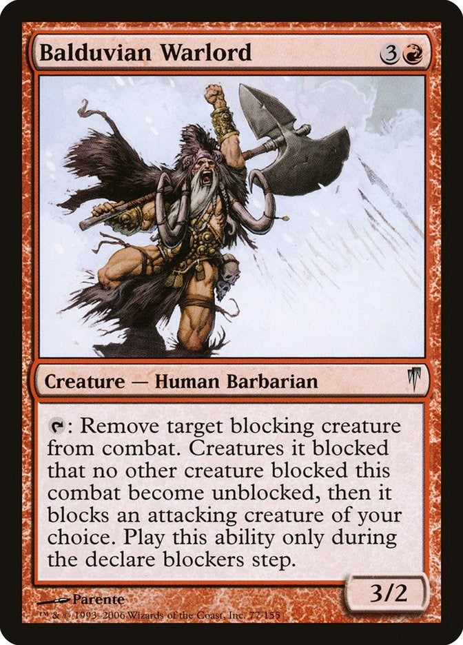 Balduvian Warlord (77) [Coldsnap]