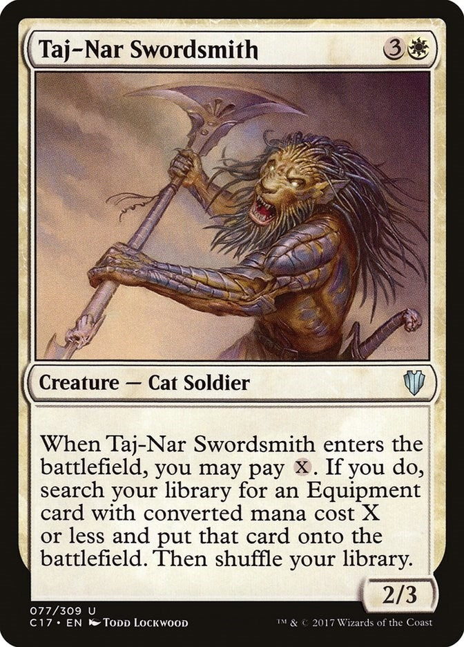 Image for Taj-Nar Swordsmith (77) [Commander 2017] - Magic: The Gathering