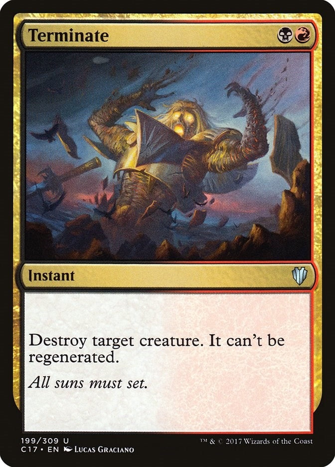 Image for Terminate (199) [Commander 2017] - Magic: The Gathering