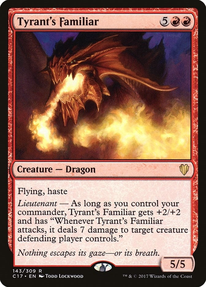 Image for Tyrant's Familiar (143) [Commander 2017] - Magic: The Gathering