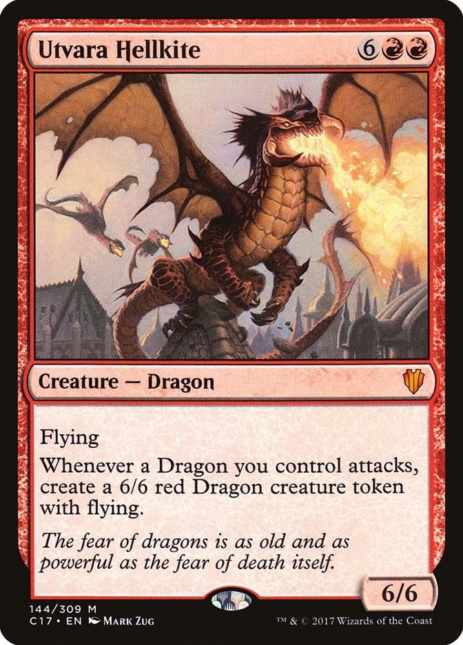 Image for Utvara Hellkite (144) [Commander 2017] - Magic: The Gathering