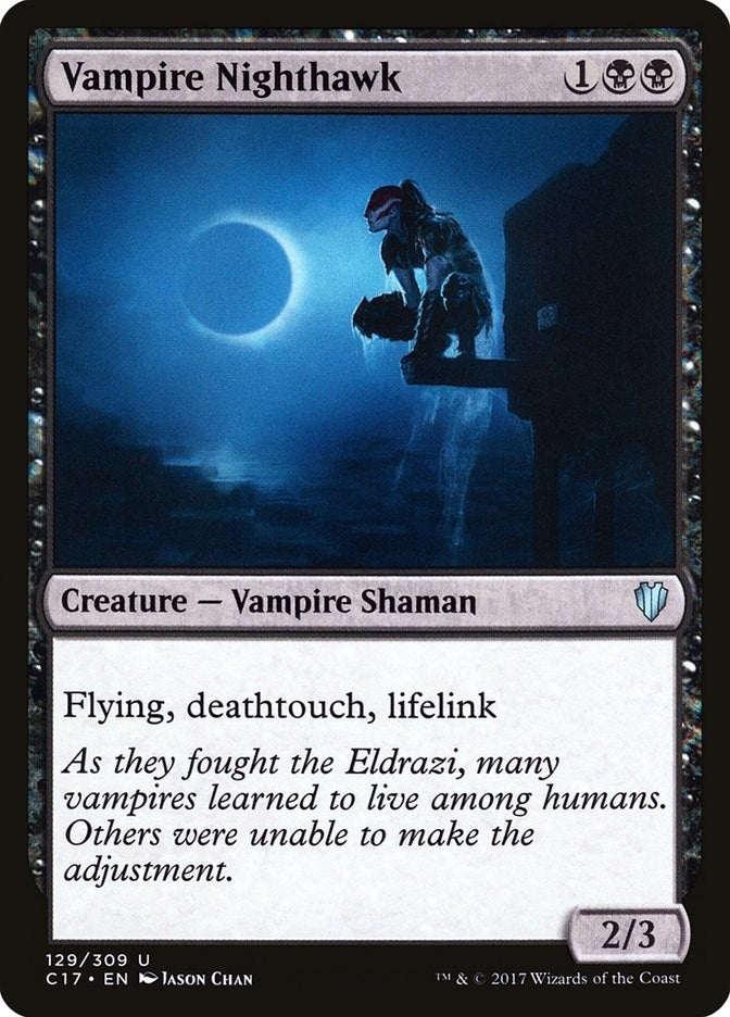 Image for Vampire Nighthawk (129) [Commander 2017] - Magic: The Gathering