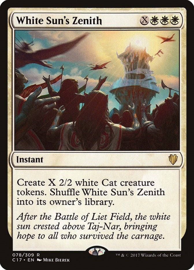 Image for White Sun's Zenith (78) [Commander 2017] - Magic: The Gathering