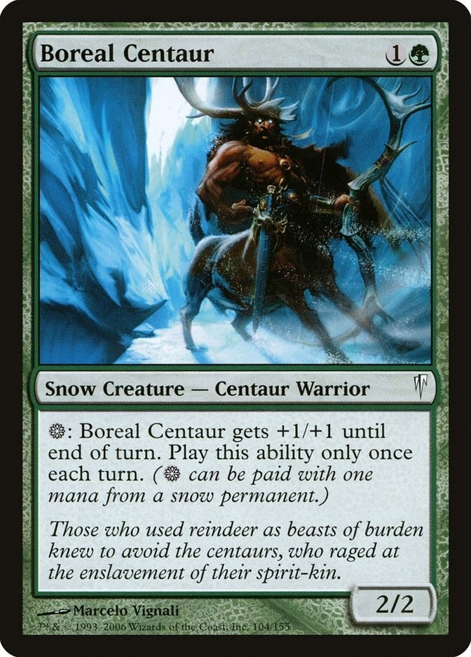 Image for Boreal Centaur (104) [Coldsnap] - Magic: The Gathering