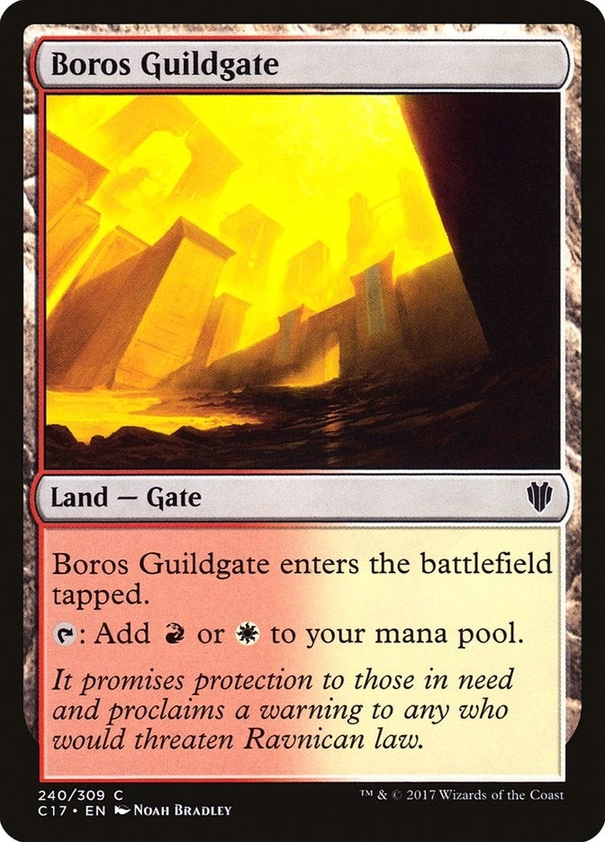 Image for Boros Guildgate (240) [Commander 2017] - Magic: The Gathering