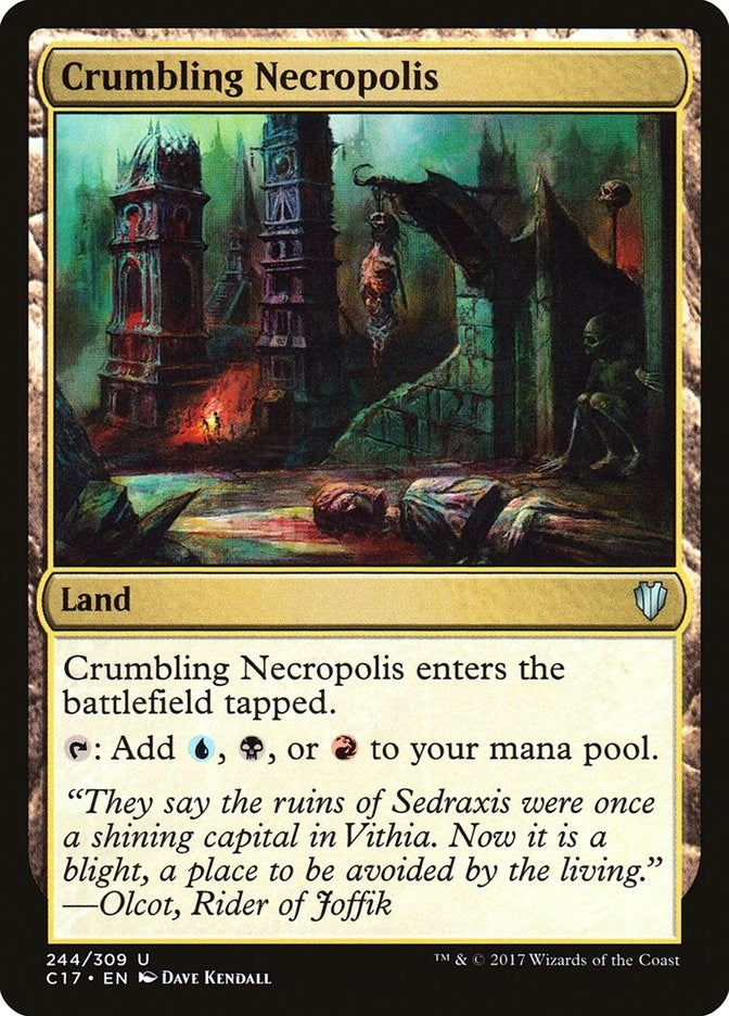 Image for Crumbling Necropolis (244) [Commander 2017] - Magic: The Gathering