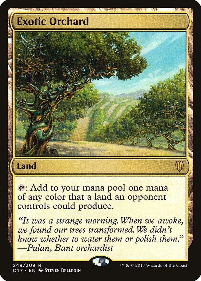 Image for Exotic Orchard (249) [Commander 2017] - Magic: The Gathering