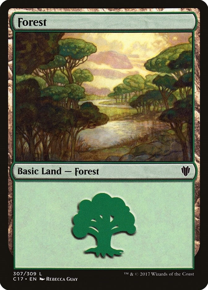 Image for Forest (307) (307) [Commander 2017] - Magic: The Gathering
