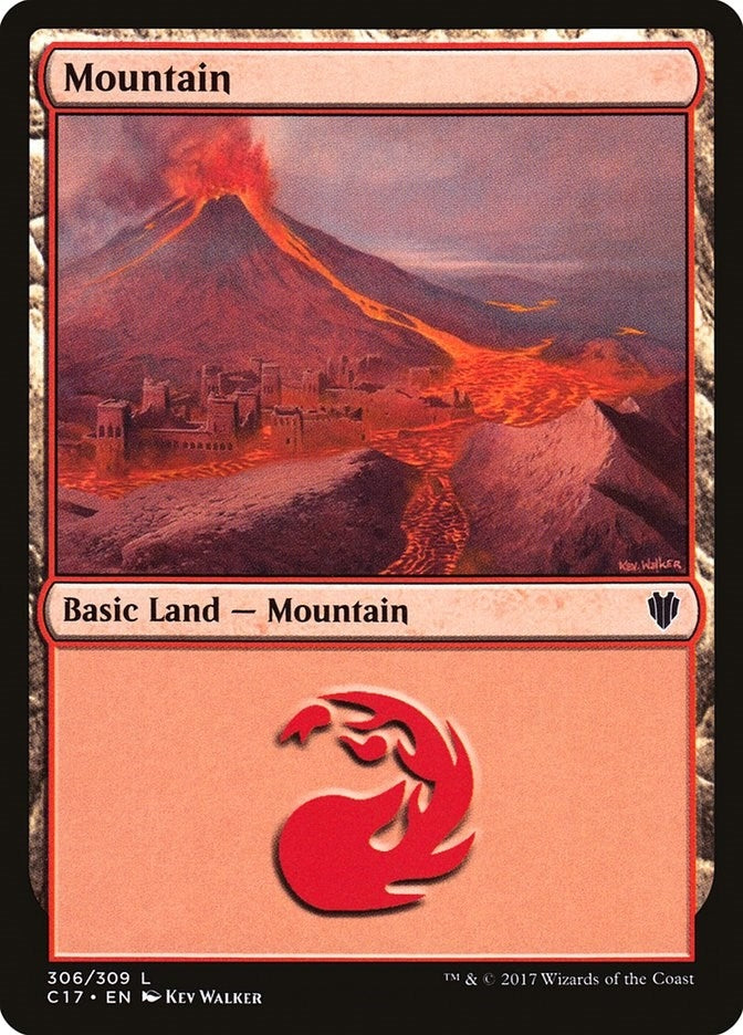 Image for Mountain (306) (306) [Commander 2017] - Magic: The Gathering
