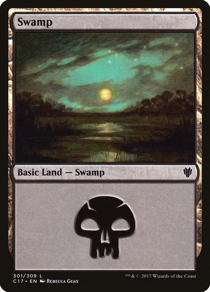 Image for Swamp (301) (301) [Commander 2017] - Magic: The Gathering