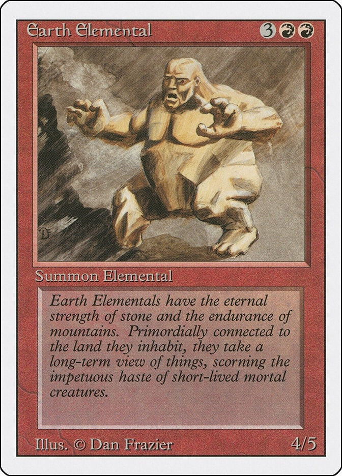 Image for Earth Elemental [Revised Edition] - Magic: The Gathering