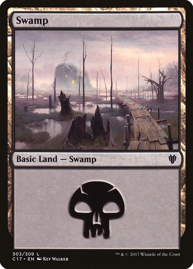 Image for Swamp (303) (303) [Commander 2017] - Magic: The Gathering