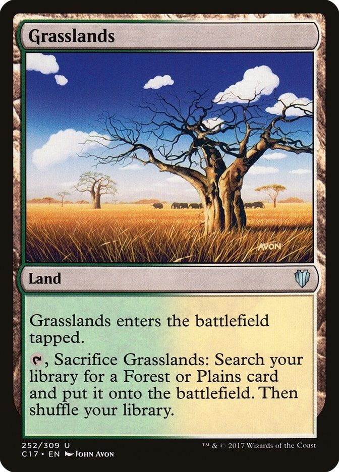 Image for Grasslands (252) [Commander 2017] - Magic: The Gathering