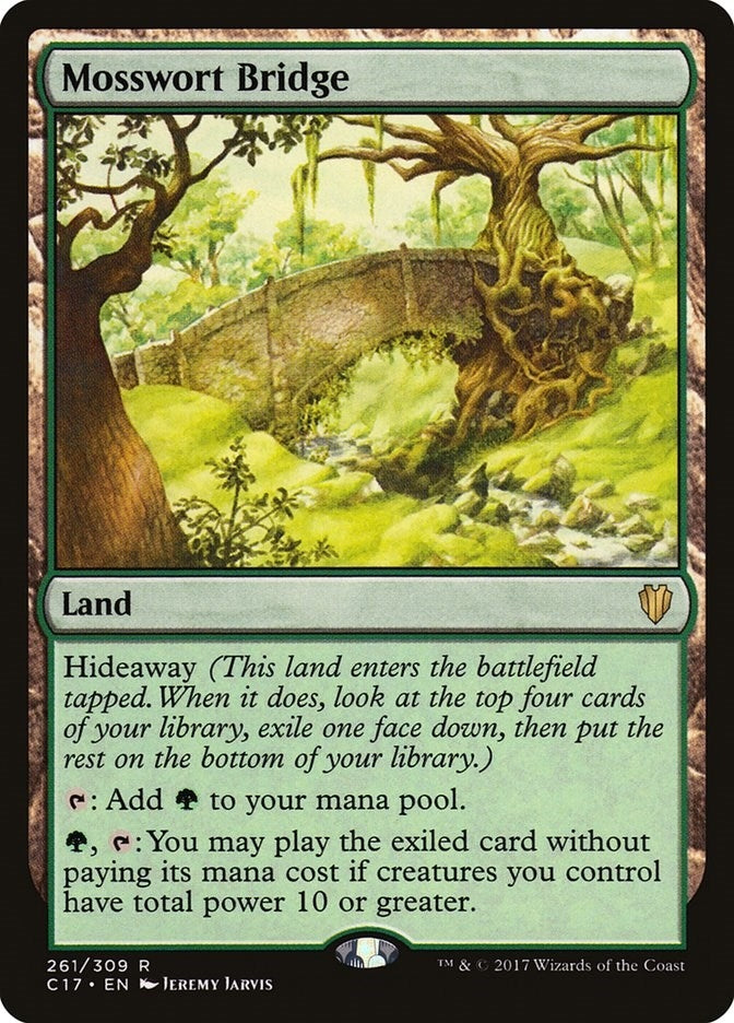 Image for Mosswort Bridge (261) [Commander 2017] - Magic: The Gathering