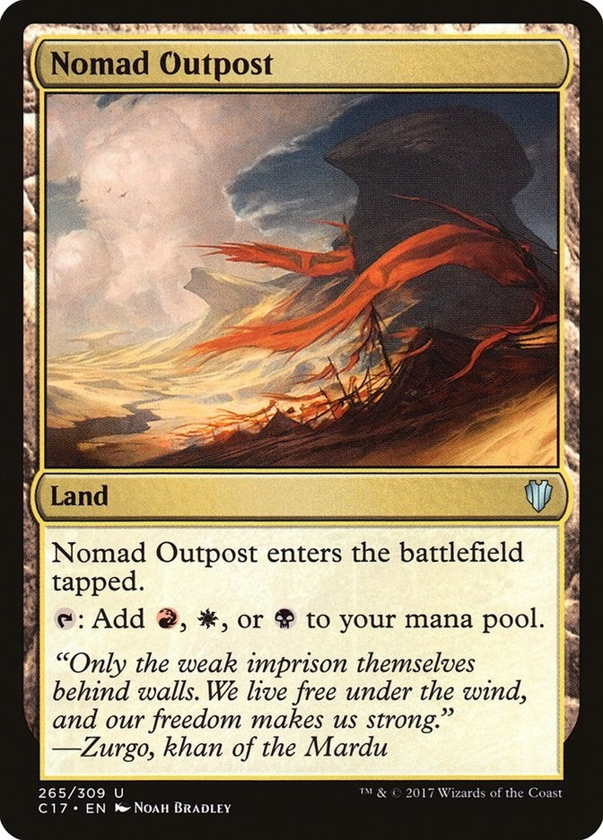 Image for Nomad Outpost (265) [Commander 2017] - Magic: The Gathering