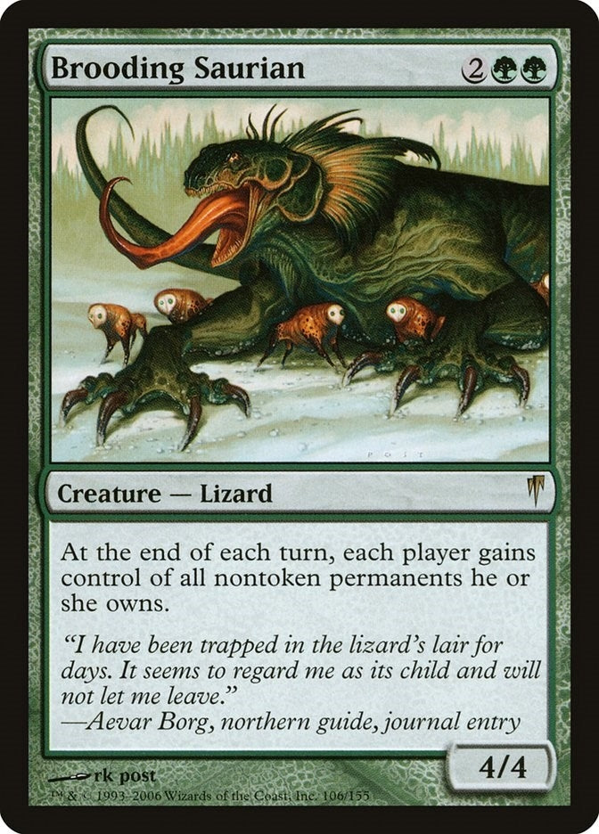 Image for Brooding Saurian (106) [Coldsnap] - Magic: The Gathering