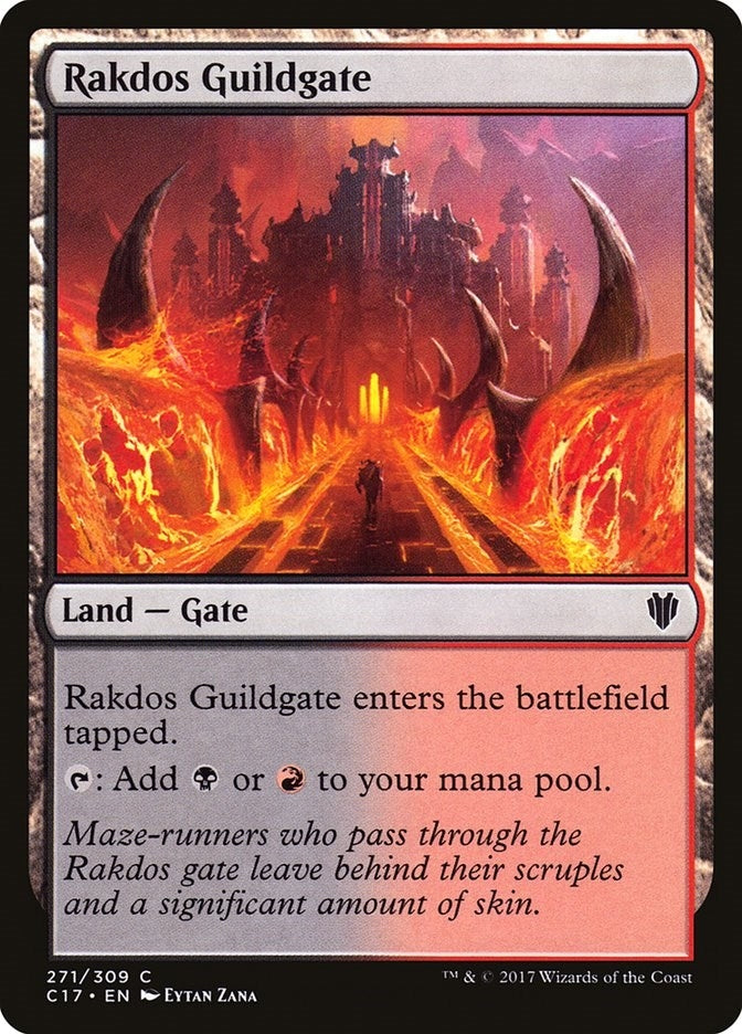 Image for Rakdos Guildgate (271) [Commander 2017] - Magic: The Gathering