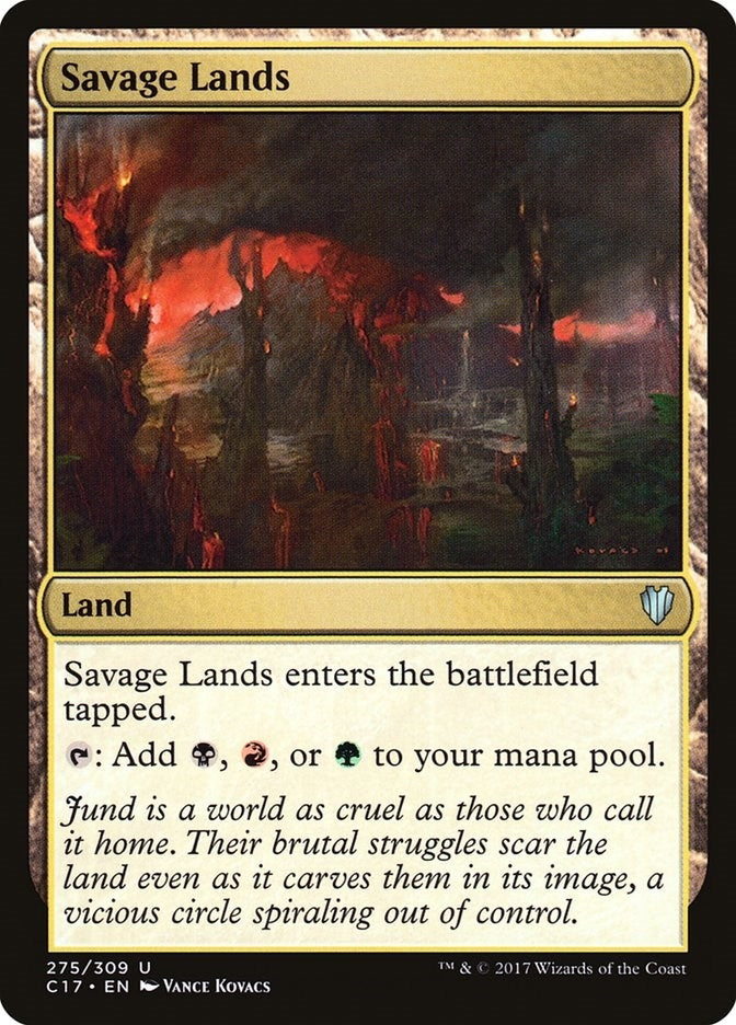 Image for Savage Lands (275) [Commander 2017] - Magic: The Gathering