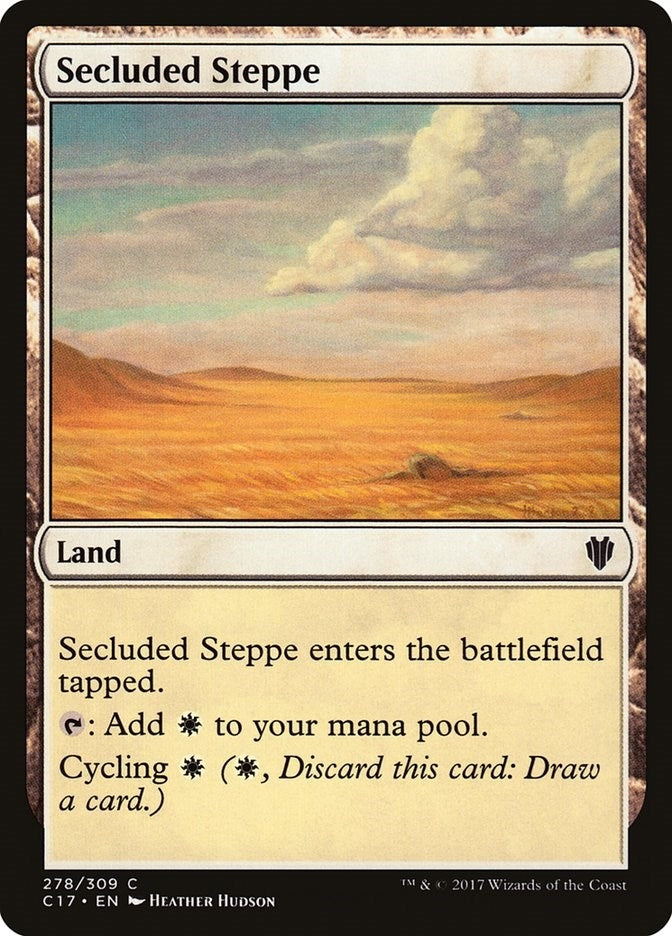 Image for Secluded Steppe (278) [Commander 2017] - Magic: The Gathering