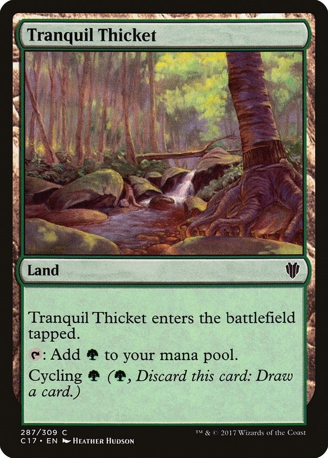 Image for Tranquil Thicket (287) [Commander 2017] - Magic: The Gathering