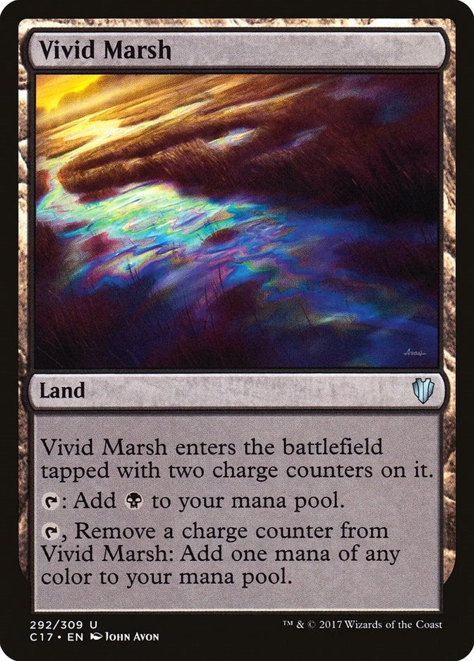 Image for Vivid Marsh (292) [Commander 2017] - Magic: The Gathering
