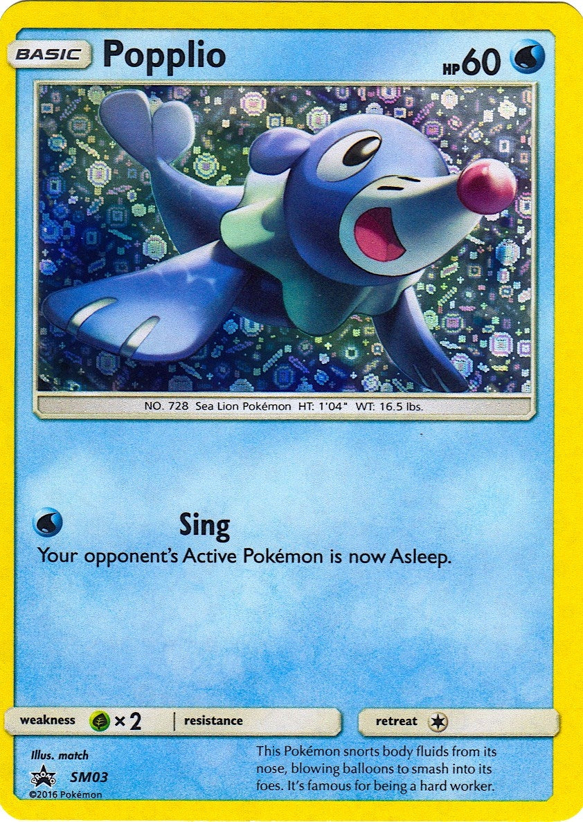 Image for Popplio - SM03 (General Mills Promo) (SM03) [Miscellaneous Cards & Products] - Pokemon