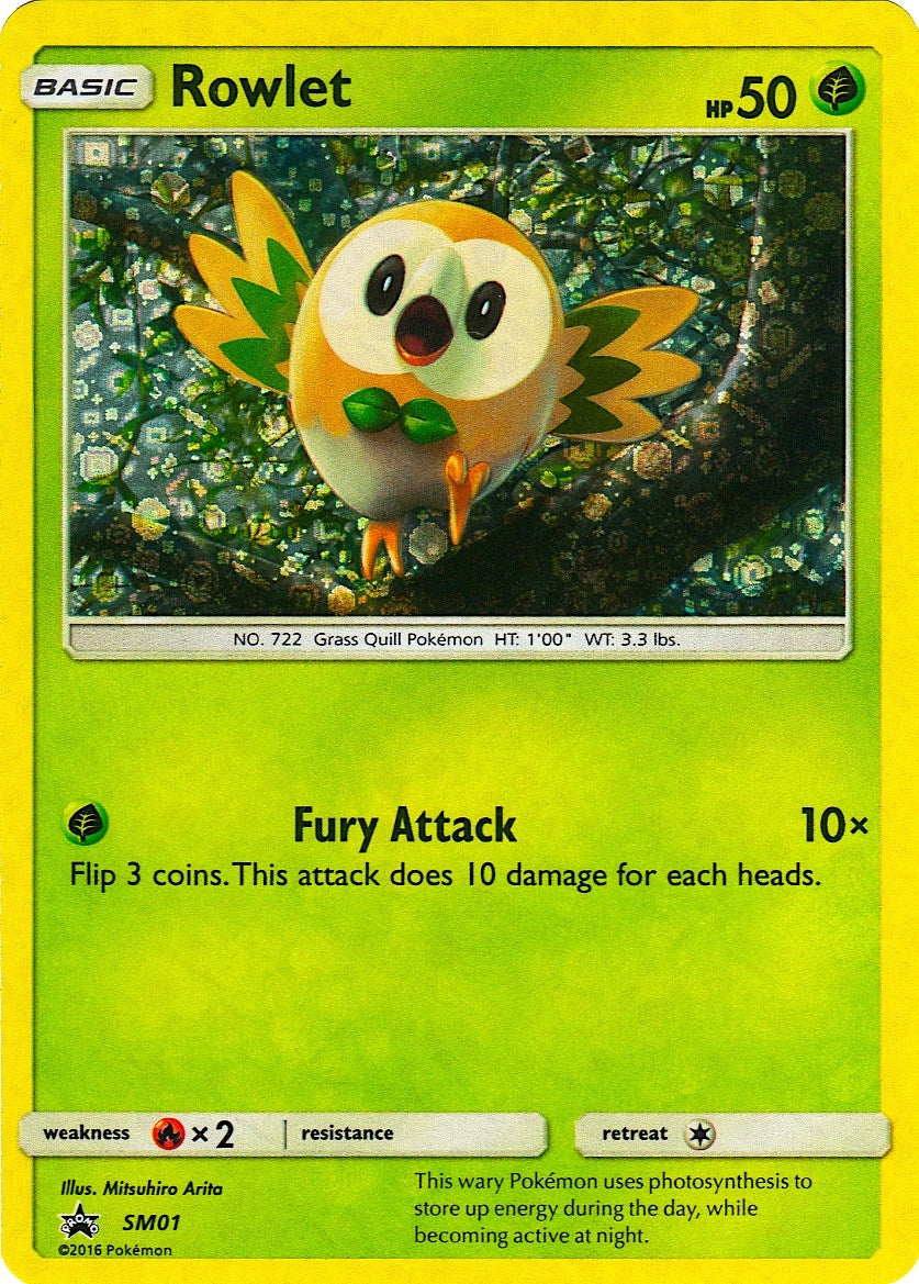 Image for Rowlet - SM01 (General Mills Promo) (SM01) [Miscellaneous Cards & Products] - Pokemon