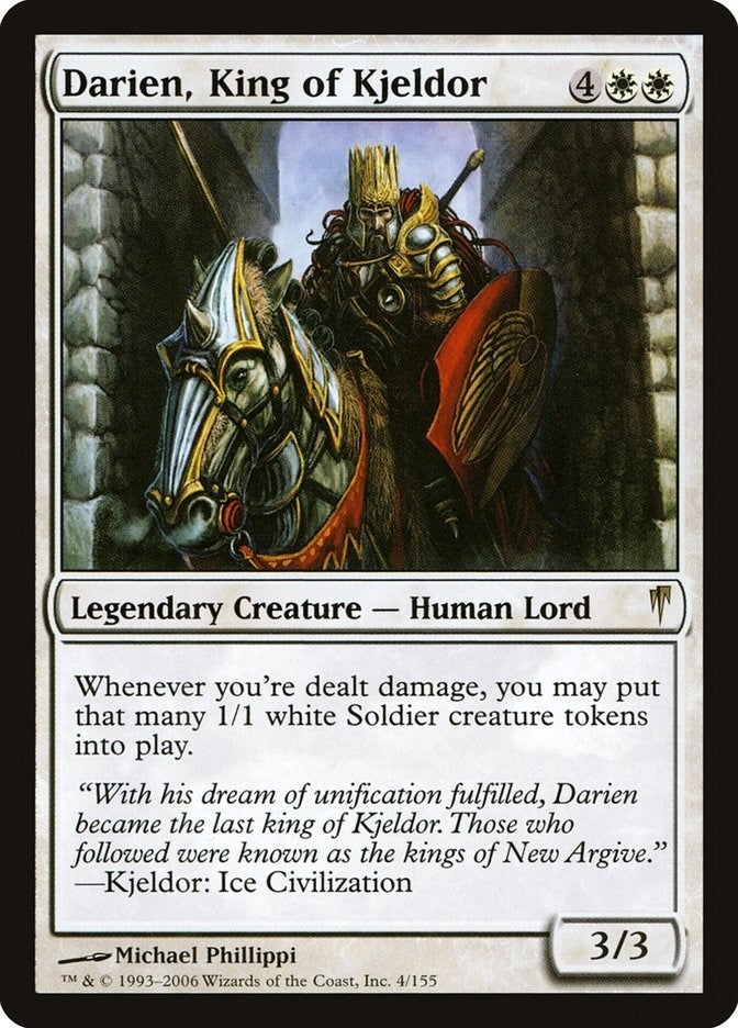 Image for Darien, King of Kjeldor (4) [Coldsnap] - Magic: The Gathering