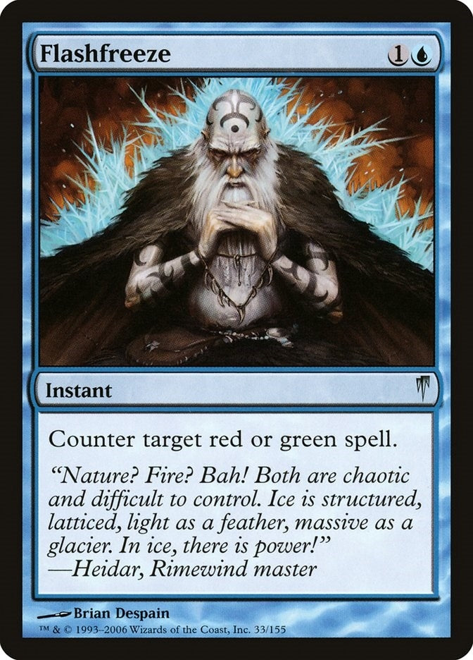 Image for Flashfreeze (33) [Coldsnap] - Magic: The Gathering