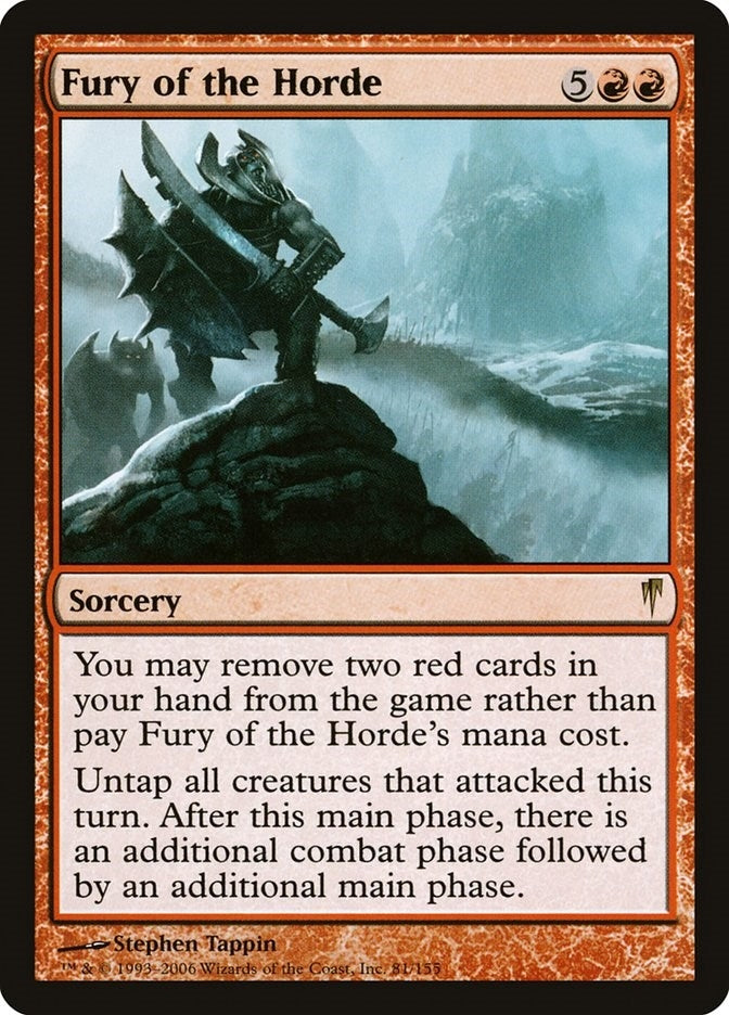 Image for Fury of the Horde (81) [Coldsnap] - Magic: The Gathering