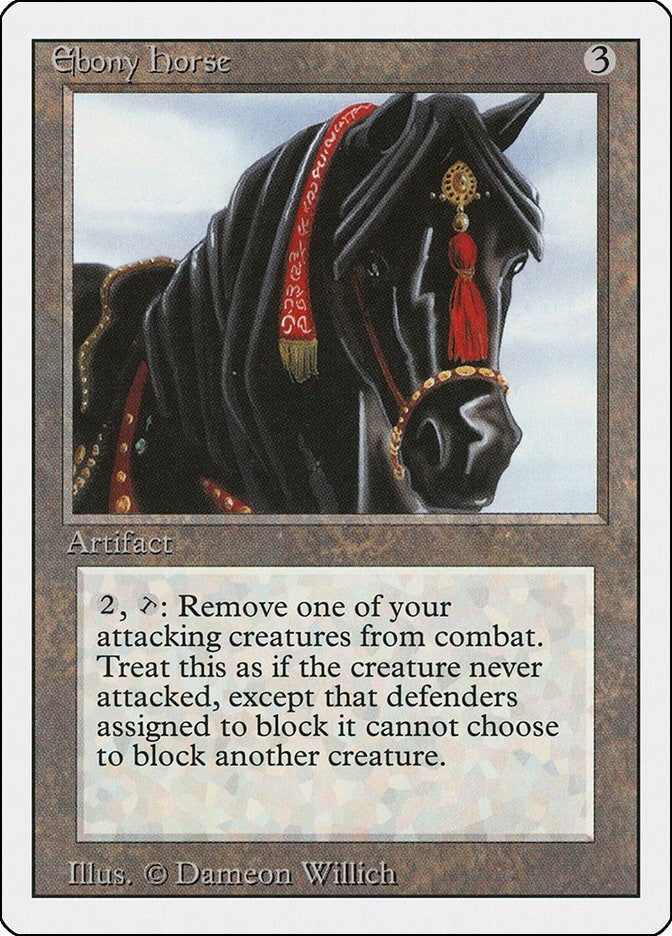 Image for Ebony Horse [Revised Edition] - Magic: The Gathering