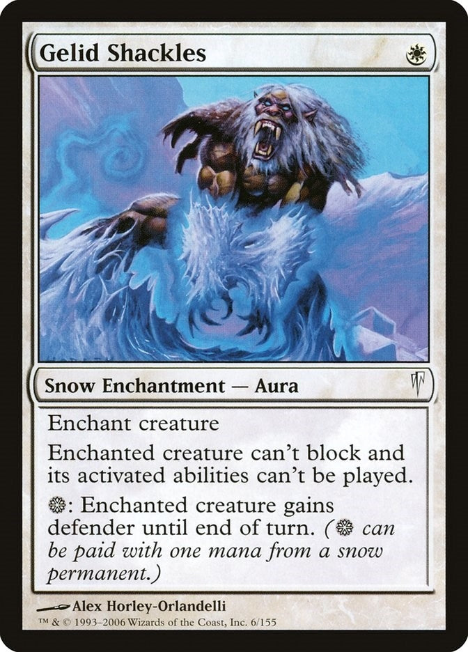 Image for Gelid Shackles (6) [Coldsnap] - Magic: The Gathering