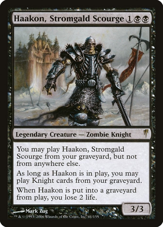 Image for Haakon, Stromgald Scourge (61) [Coldsnap] - Magic: The Gathering