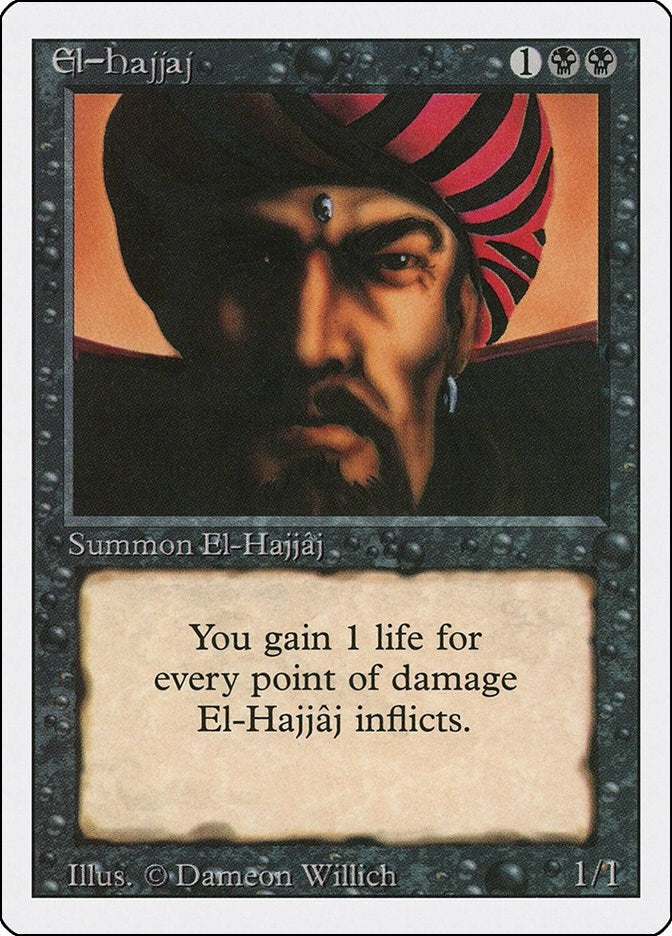 Image for El-Hajjaj [Revised Edition] - Magic: The Gathering