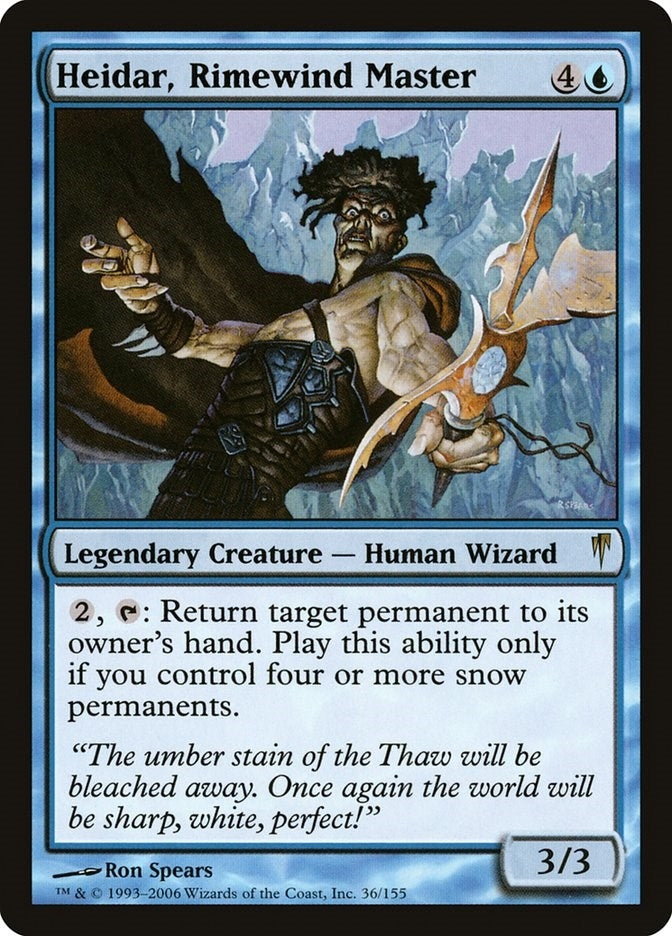 Image for Heidar, Rimewind Master (36) [Coldsnap] - Magic: The Gathering