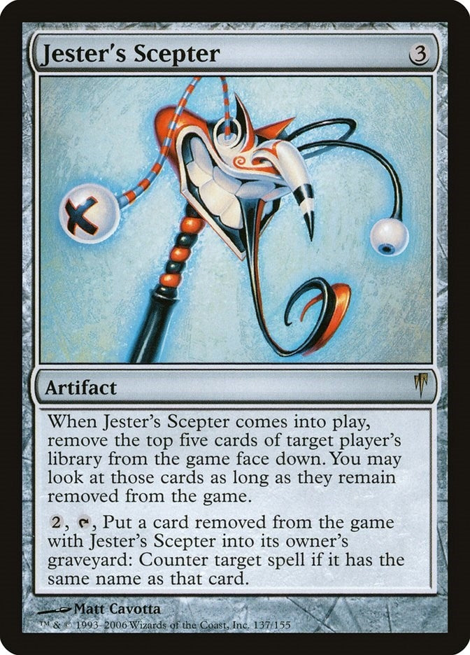 Image for Jester's Scepter (137) [Coldsnap] - Magic: The Gathering